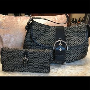 Coach purse & matching wallet-great condition